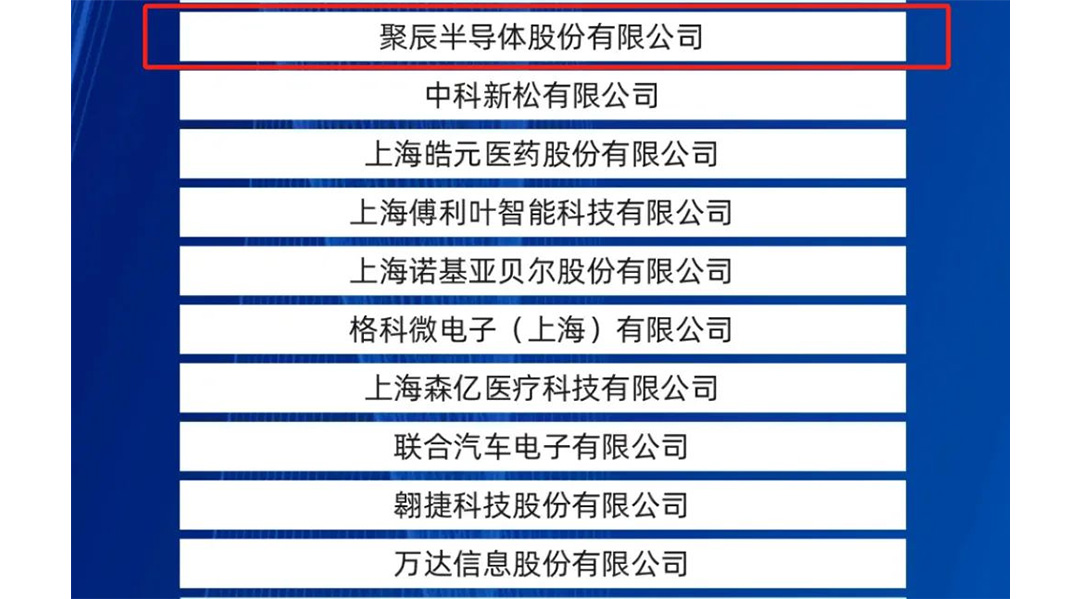 j9九游会官方股份入选2024上海硬核科技企业TOP100榜单